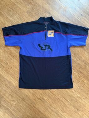 Vintage NWT ri:kors by DAZO 1/4 Zip Colorblock Shirt XL Streetwear 90s